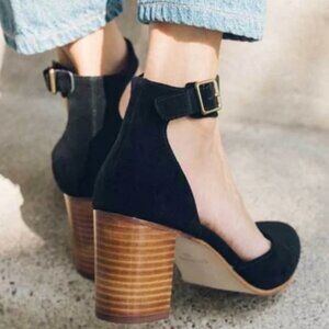 Soludos Gemma 2.75'" Heels in BLACK SIZE 5.5 - BRAND NEW IN BOX